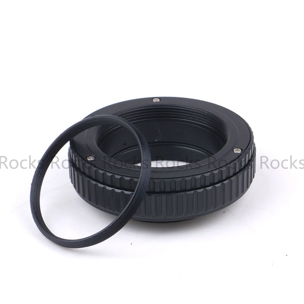 Pixco M39 Lens to M42 Camera Adjustable Focusing Helicoid Ring Adapter 25 -55mm Macro Extension Tube M39-M42