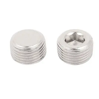 1/2 BSP Thread 13mm Height Hex Socket Head Pipe Connector Fitting 10pcs