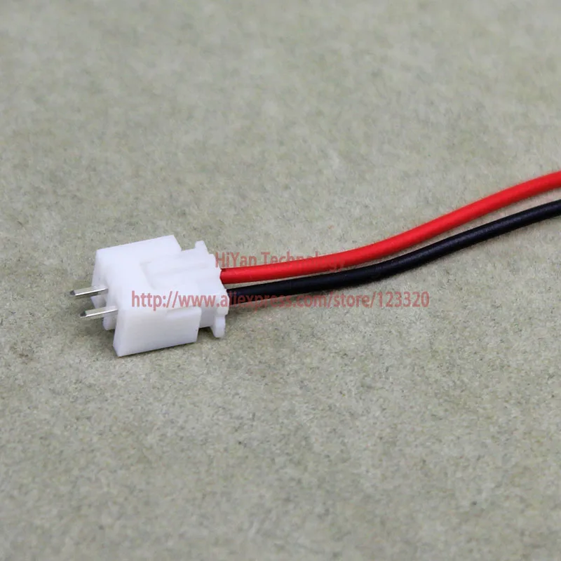 XH2.54 JST 2.54mm Pitch Top Entry 2Pin Connector 100mm To 250mm with 1007 26AWG Electronic Wire Cable Pin Header