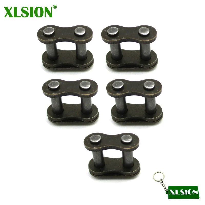 XLSION 5 шт. 25H запасная цепь Master Link для 33cc 43cc 47cc 49cc 2-тактный минимото детский газовый электронный скутер ATV Quad Dirt Pocket Bike