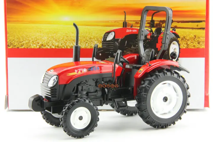 Diecast Toy Model 1:24 Scale YTO DFH 404 Tractor Agricultural Machinery Transportation Vehicles for Gift,Decoration,Collection