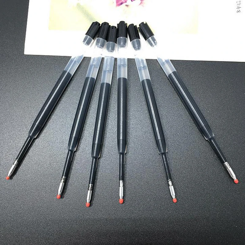 20pcs /pack 10 cm Long  424# Black Blue  Ink gel pen Refill Replacement roller pen  Refills  PR90031