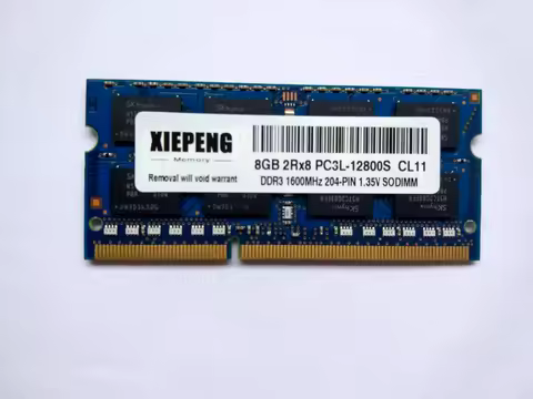 Notebook RAM 8GB 2Rx8 PC3L-12800 Memory 4GB DDR3 SODIMM 1600MHz for DELL Inspiron 3152 3531 7537 7547 7568 7559 5721 5737 Laptop