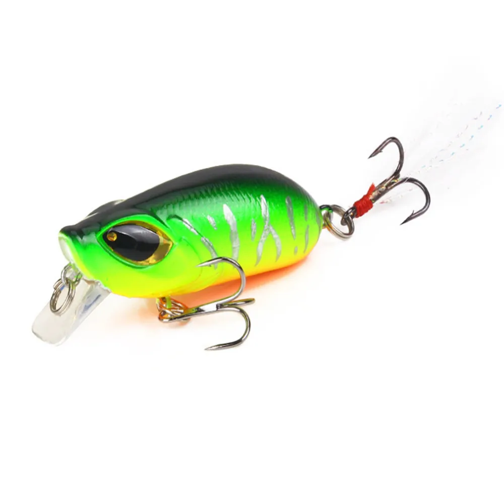 1PCS Crank Fishing Lures 8.3g 5.5cm Minnow For Fishing Wobblers Bass Lures Pike Crankbait Fake Baits With Feather Fishing Tackle