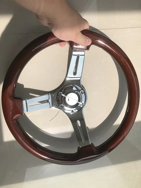 350mm Wood Phoebe steering wheel racing steering wheel three racing Phoebe