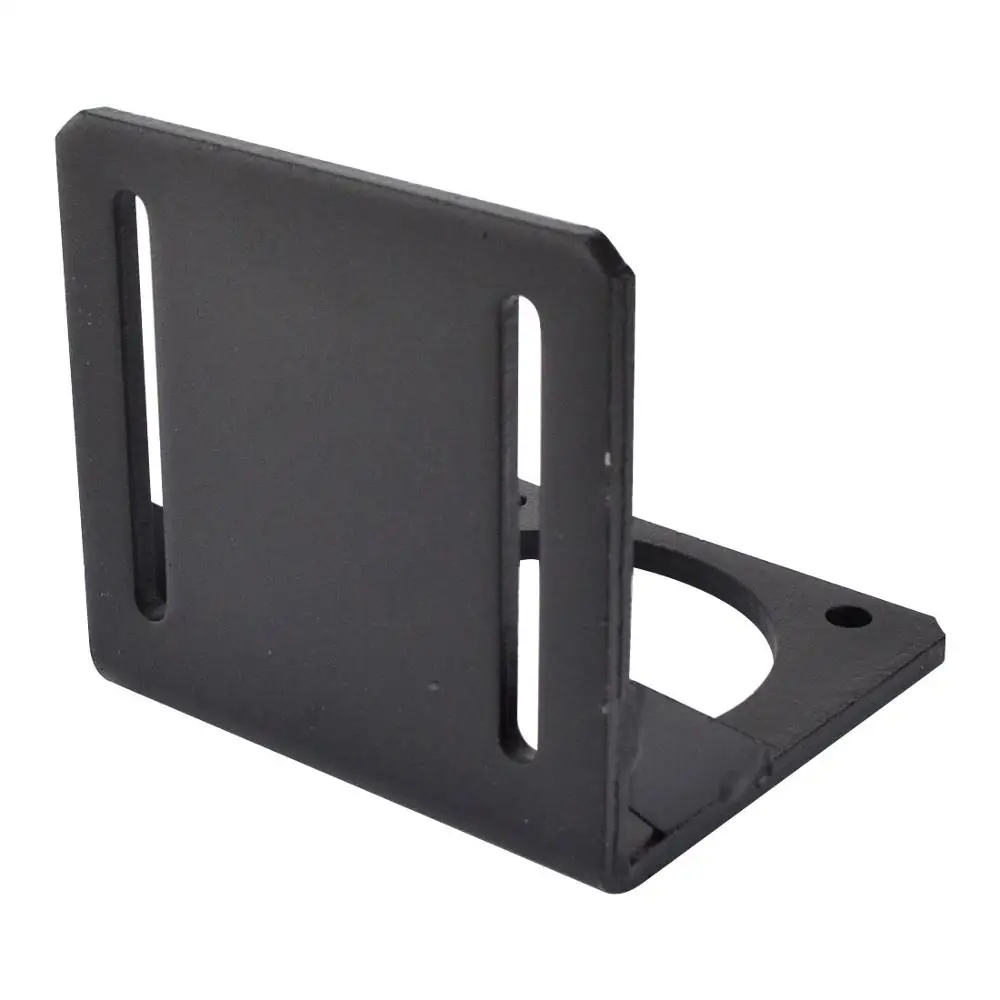 STEPPERONLINE Nema 34 Mounting Bracket Alloy Steel Nema34 86mm Stepper Motor Mount L Bracket for 3D Pinter Parts