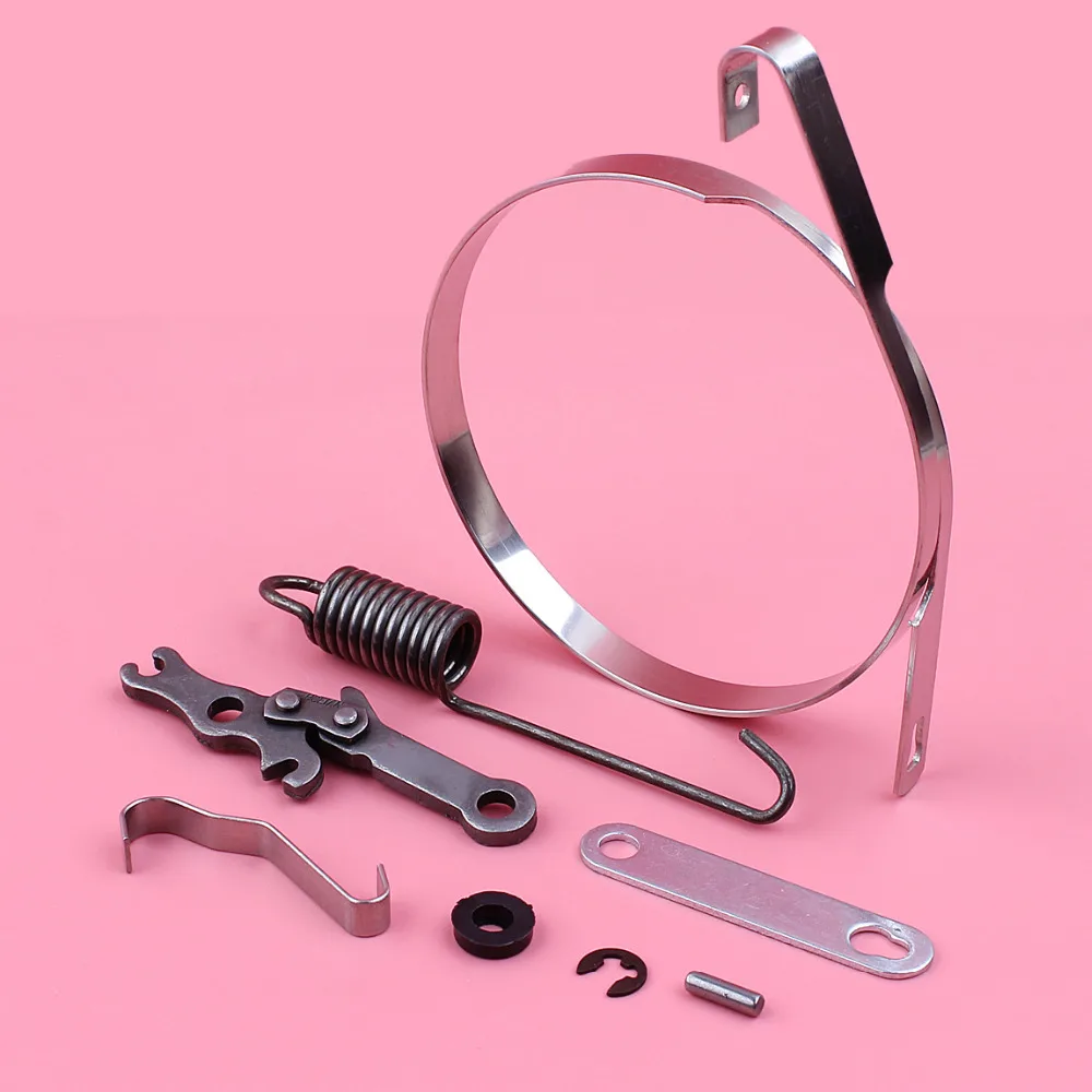 Imagem -04 - Faixa de Freio de Corrente Kit Reparo Mola Plana Conjunto para Stihl Ms180 Ms170 018 017 ms 180 170 Peças Motosserra