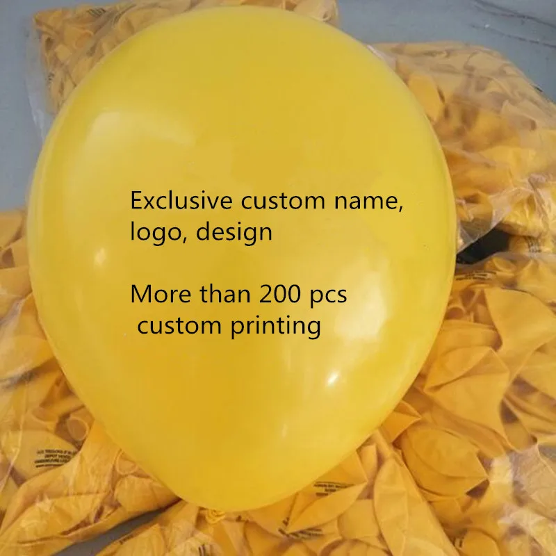 12 inches 2.2 g custom advertising balloon promotion balloon heart  round latex balloon Logo round 200 units / batch