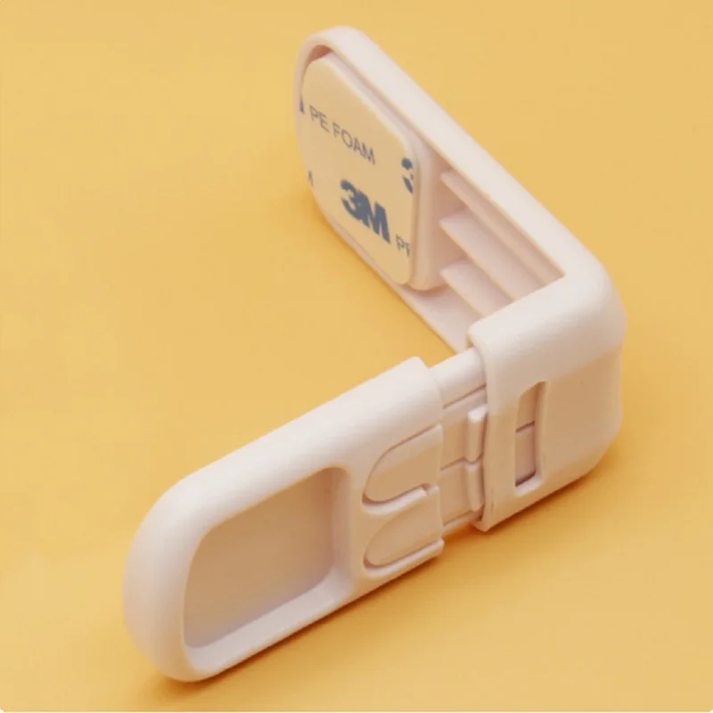 4pcs New Plastic Baby Child Kids Care Safety Protection Drawer Cabinet Door Right Angle Corner Locks Children Security Products