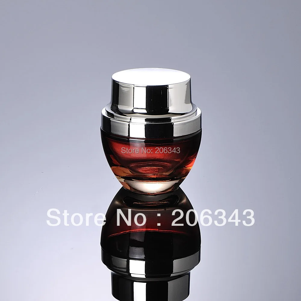 30G red/black/clear/gold glass bottle/jar/pot for cream/essence/serum/gel/moisturizer/mask/skin care jar/pot cosmetic packing