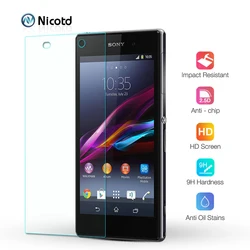 Nicotd Screen Protector Tempered Glass For Sony Xperia Z1 Z2 Z3 Z4 Z5 Z Compact 9H Protective Film For Sony Xperia S36H T2 T3