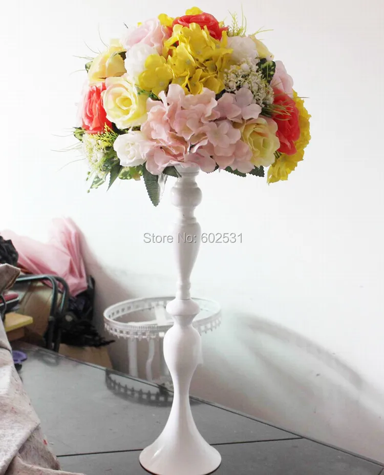 SPR New wedding road lead flowers arrangement  Rose flowers candlestick shelf table centerpiece flower decorations flower stand