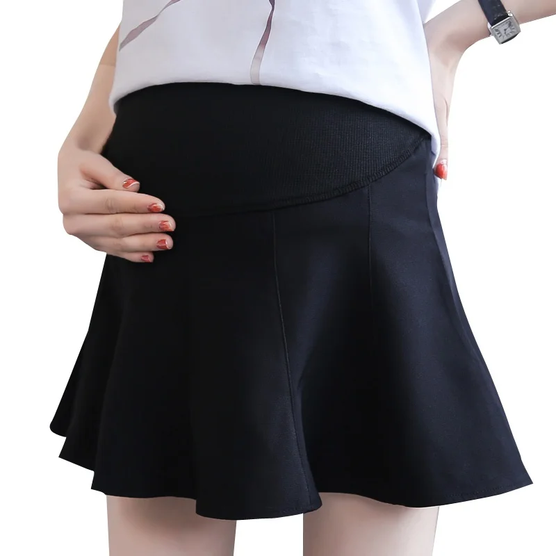 

The new maternity dress summer skirt belly skirt size hundred towers puff skirt pleated pregnant women skirts tide mom