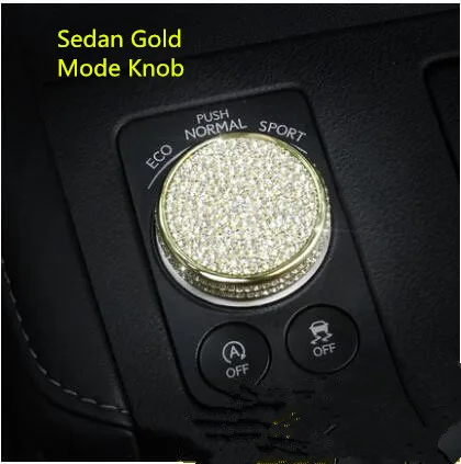 

Gold /Silver Sedan Crystal Mode Button Frame For Lexus RX200tNX200tES200300hCT Z2EA1281