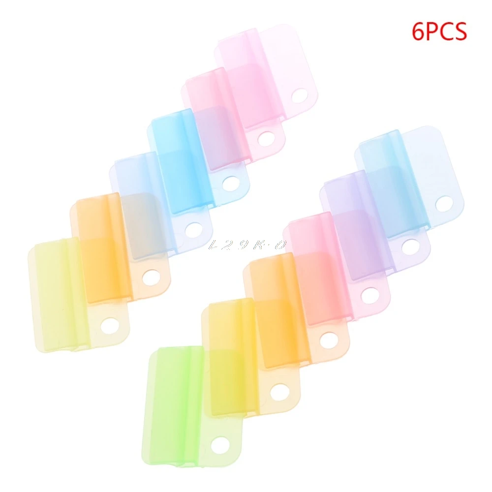 6pcs newest Creative Decorative Writing Photo Paper Clips Office School Stationery Supplies Paper book classification folder