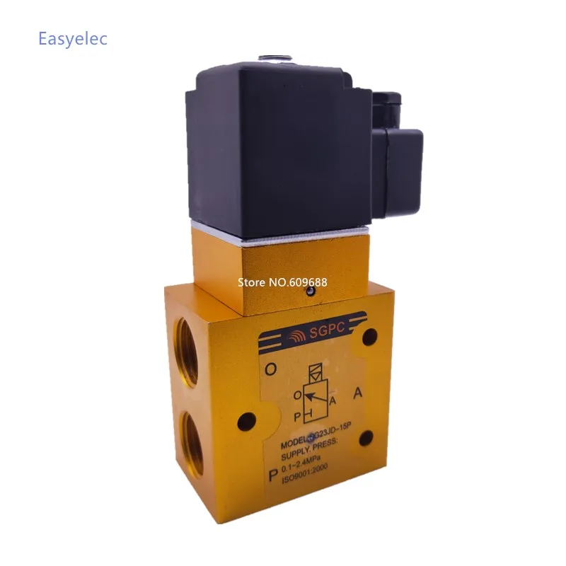 

High Pressure Solenoid Valve Pneumatic Valve SG23JD-15P G1/2"