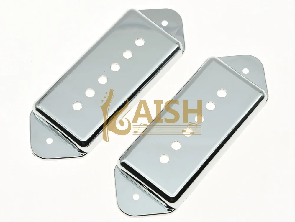 KAISH 52mm  LP P90 Dogear Guitar Pickup Cover For Chrome