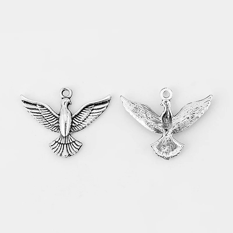 10pcs/set Retro Bird Pigeon Charms Pendants Accessories Animals Beads For DIY Necklace Earrings Bracelets Jewelry Making