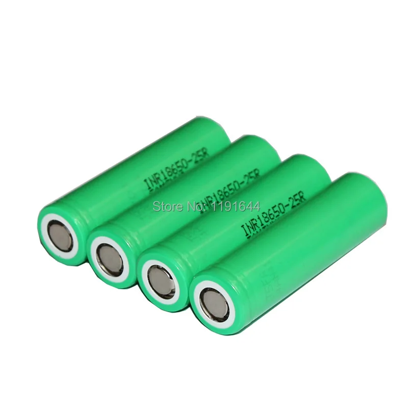 20PCS/LOT 3.6V INR18650-25R 18650 2500mAh High Drain 20A Discharge Battery for Samsung