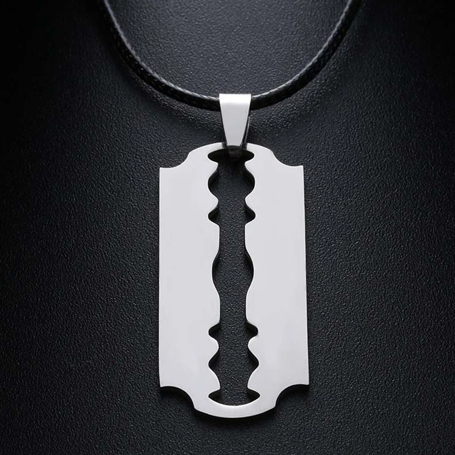 Collane con ciondolo croce cristiana di Gesù in acciaio inossidabile Pendenti che non sbiadiscono mai Collana religiosa con catena di corda Gioielli con spedizione di goccia