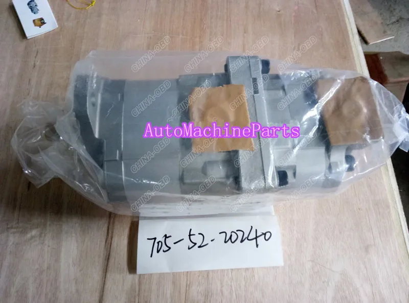 

New Gear Pump Pilot Pump 705-52-20240 7055220240 For Komatsu WA470-1