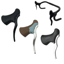 City Road Bicycle V Brake Lever Aluminum Alloy Brake Handle 22.2mm - 23.8mm Retro Bike Brake Accessories