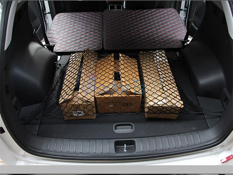 For Toyota LC 200 Land Cruiser Prado FJ 120 150 100 Rear Truck Storage Bag Luggage Nets Hook Organizer Dumpster Net Car Styling