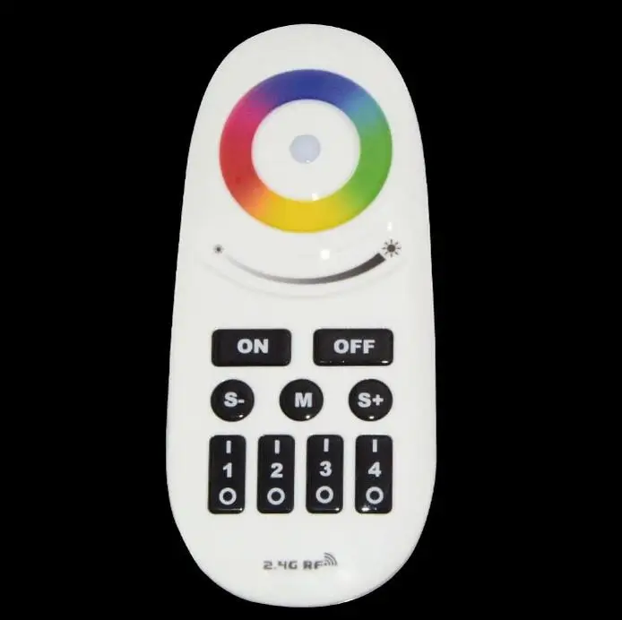 

2.4G Milight DC12V / 24V 12A RF 4-Zone remote control Brightness adjusting LED single color strip dimmer controller