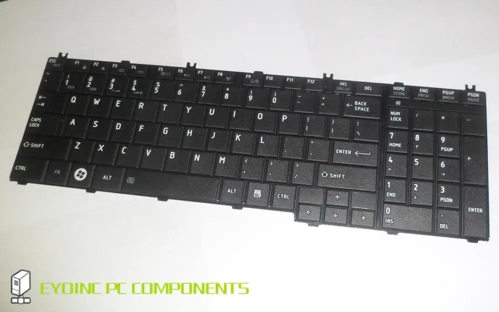 Original US Layout Keyboard Replacement for Toshiba Satellite C655-S5504 C655-S5512 C655-S5195 C655-S5132 C655-S5142 Black