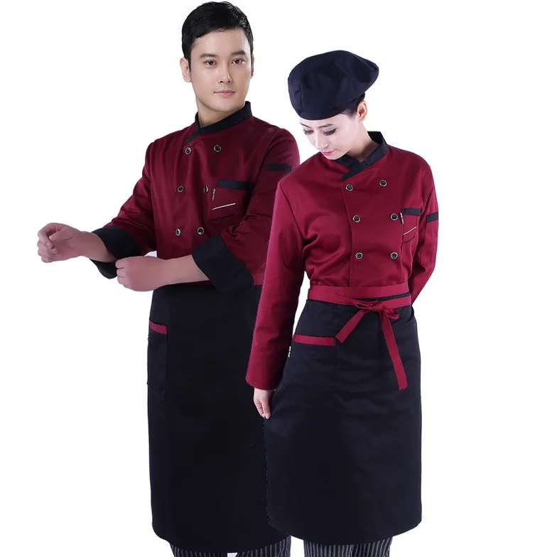 Cooks kitchen colors high quality chef uniforms uk clothing female restaurant chefs apparel ladies chefwear free shipping