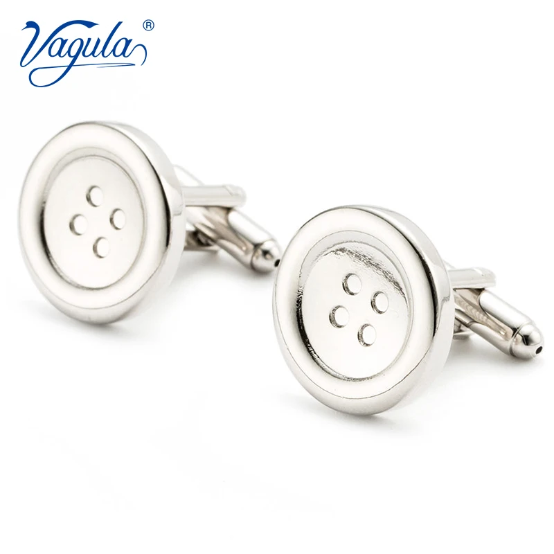 VAGULA Classic Cufflinks Luxury gift Party Wedding Suit Shirt Gemelos Jewelry Button Style Cuff links 146