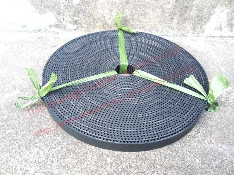 High Quality 10 Meters Rubber HTD 3M Timing Belt  width 15mm with fiberglass core HTD3M Open ended 3M timing pulley CNC machine