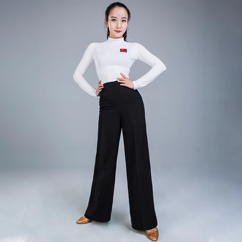 Ballroom Dance pants Lady's Tango Waltz Dancing costumes Women Ballroom Dance Competition pants DA593