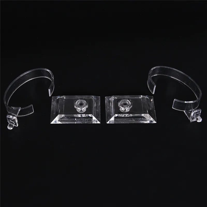 2pcs/lot Acrylic Clear Display Holder Stand Rack Watch Bracelet Bangle Showcase Wholesales Hot Sale