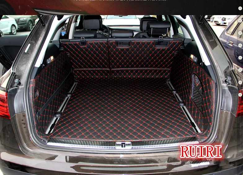 High quality! Special car trunk mats for Audi RS6 Avant C7 2017-2012 durable cargo liner mat boot carpets cover for RS6 2016