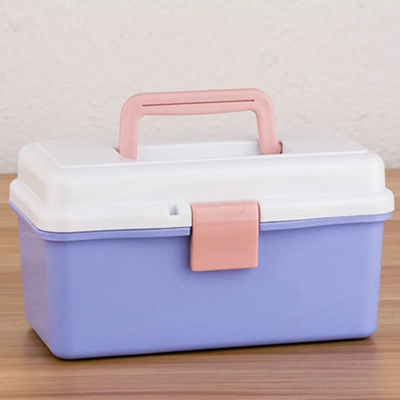 

Portable Medicine Container Medicina Organizador Pill Case Double Snack Storage Box Plastic Wrap Finishing Small Baina