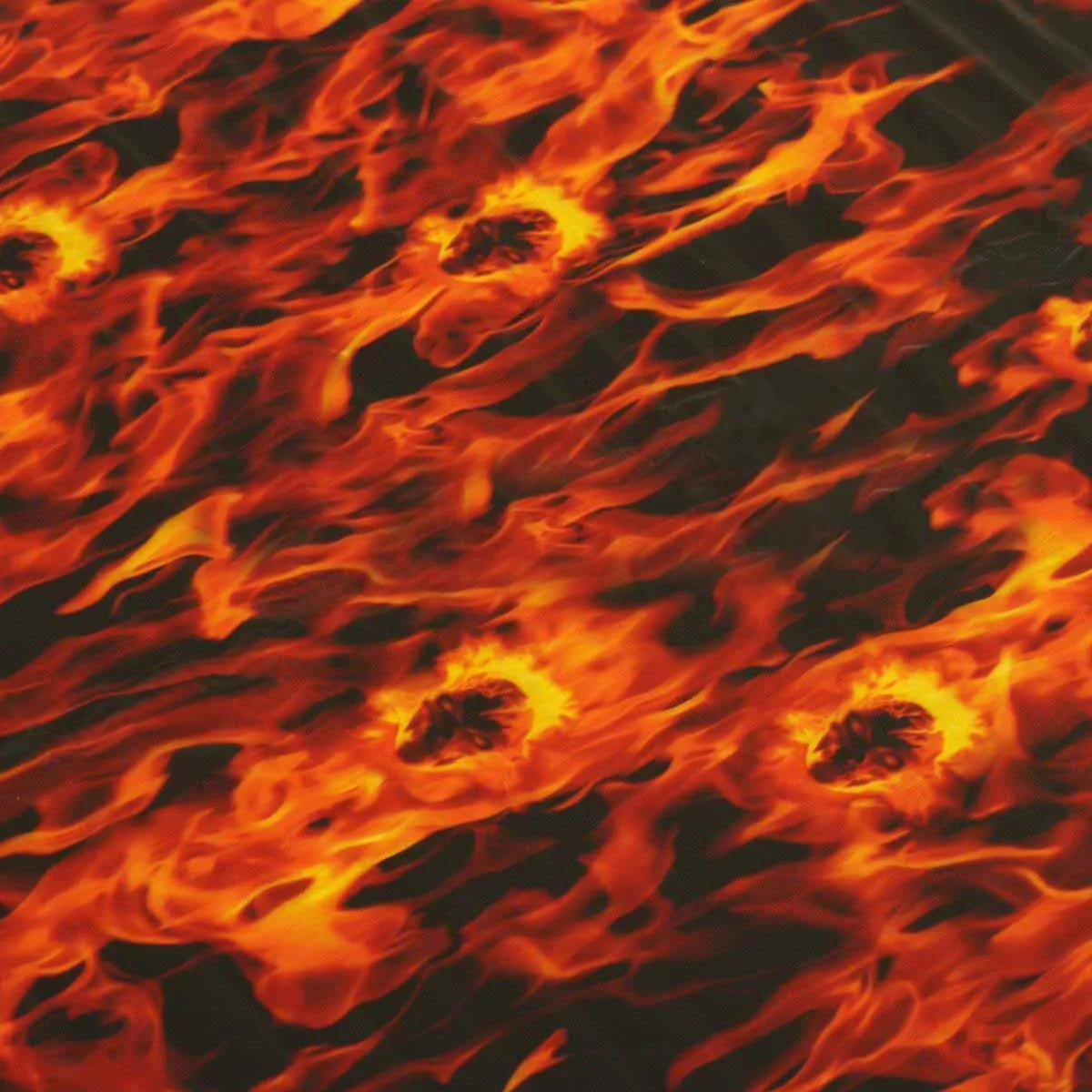 0.5m x 1m PVA Dipping Skulls Hydrographics Water Transfer Printing Flaming Film