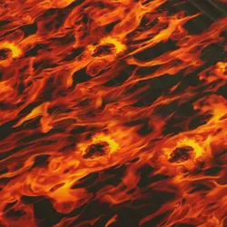 0.5m x 1m PVA Dipping Skulls Hydrographics Water Transfer Printing Flaming Film
