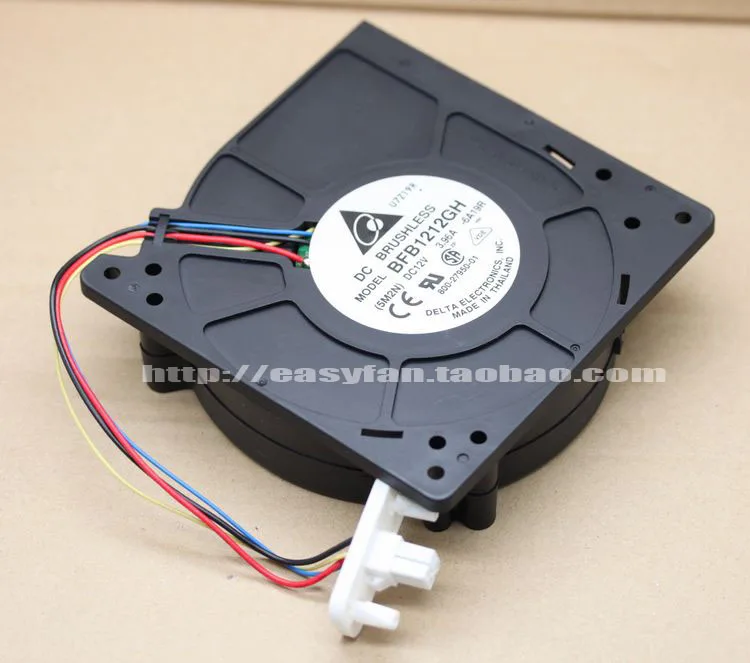 

Delta Electronics BFB1212GH 6A19R DC 12V 3.96A 120x120x32mm Car Violent Fan