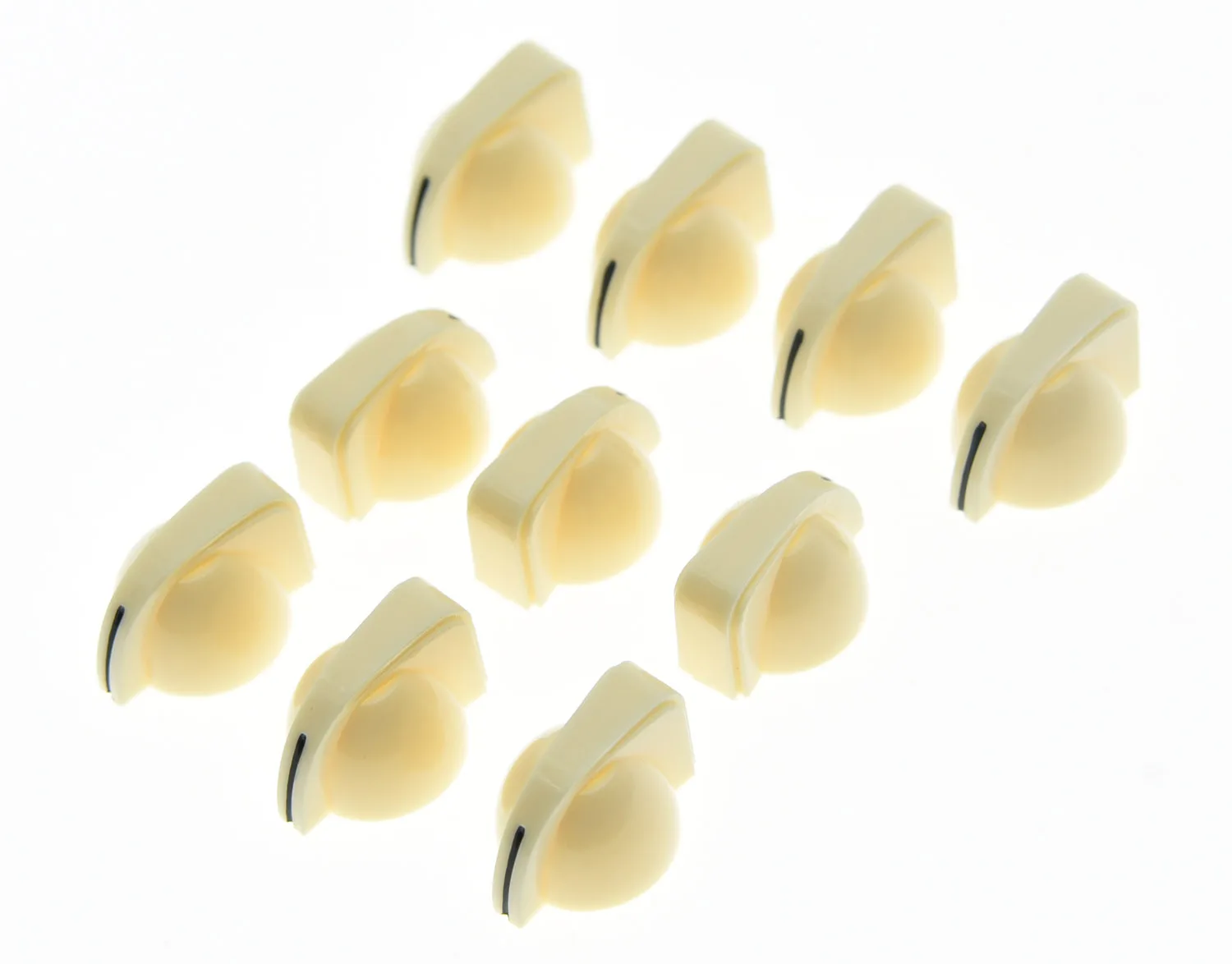 

KAISH 10x Cream Guitar AMP Amplifier Knobs Effect Pedal Mini Chicken Head Knobs