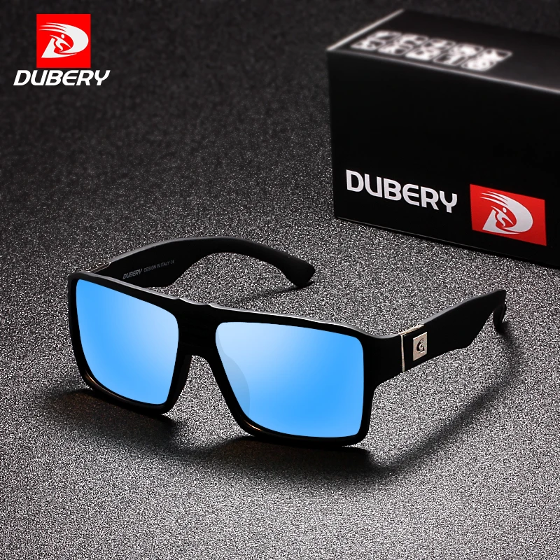 

DUBERY Polarized Sunglasses Men's Aviation Driving Shades Male Sun Glasses Men Retro Square 2017 Luxury Brand Designer