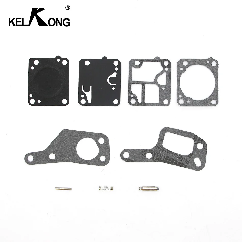 KELKONG 1 Set Carb Kit For Zama M1M7 RB19 McCulloch Chain Saw Mini Mac 110 120 130 140 Carb Chainsaw