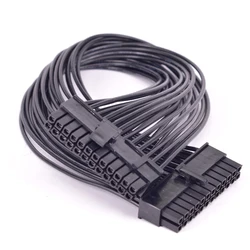 ATX 24Pin to 20+4Pin 20Pin Power Supply Cable PSU Power 24Pin to 24Pin Male To Male Port Adapter Converter Motherboar Cable18AWG