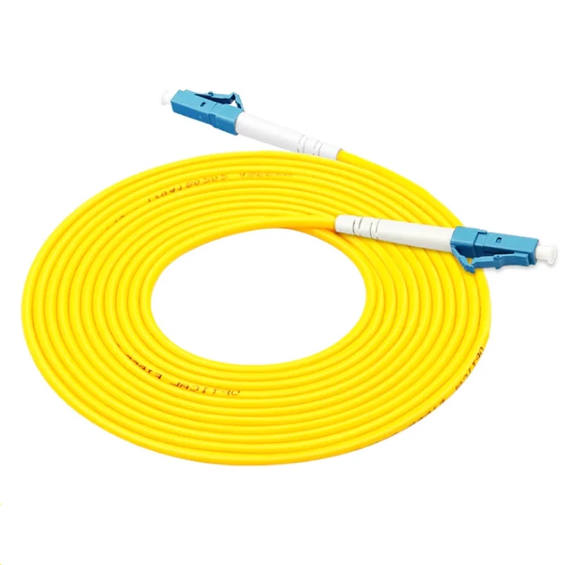 

Free Shipping LC-LC Optic Fiber Patch Cord Single-Mode Simplex 3.0mm 9/125um 3Meters PVC Jumper Fiber Optic Patch Cable In Stock