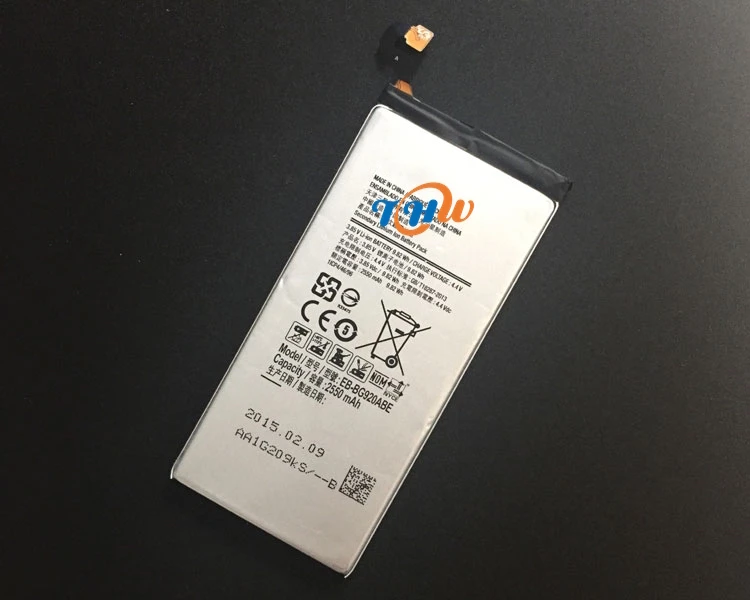 Cellphone Battery for Samsung Galaxy S6 G9200 100% Original Quality 50pcs/Lot Free Shipping