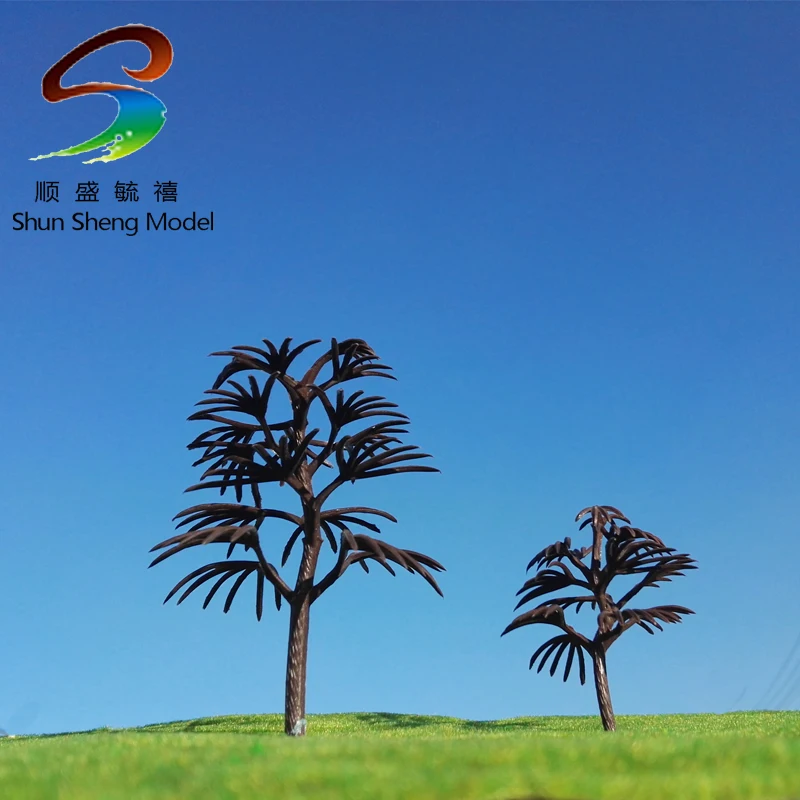 Wholesale - 45mm-95mm simulation model tree Landscape Train Model Scale architectural scenery