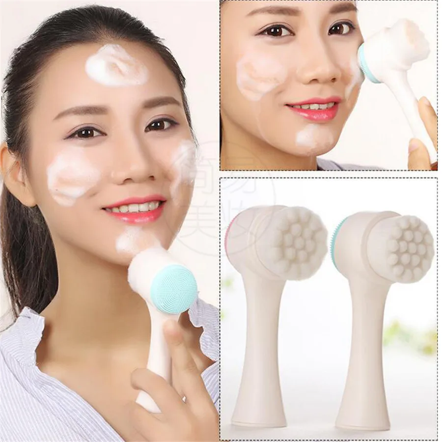 Pore Cleasing Face Cleaner Blackhead Removal Facial Brush Soft Cleansers Massager Skin Care Wash tools Facial Care Beauty Brush