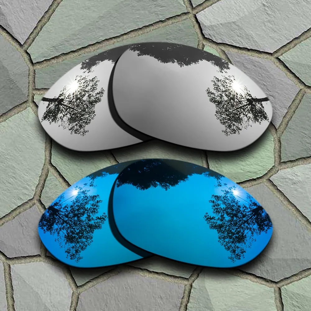 

Chrome&Sky Blue Sunglasses Polarized Replacement Lenses for Oakley X Metal XX