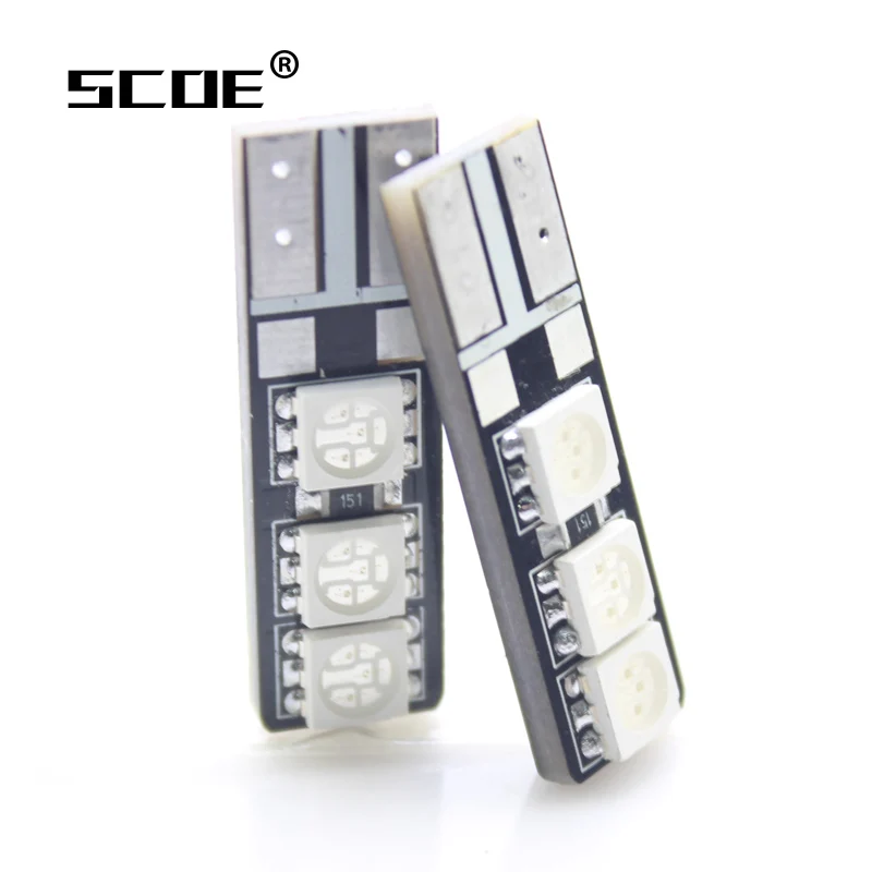 For Nissan Maxima Murano (Z51) Navara (D40) Pixo NV200 NP300 SCOE New 2X6SMD 5050LED License Plate Light Bulb Source Car Styling