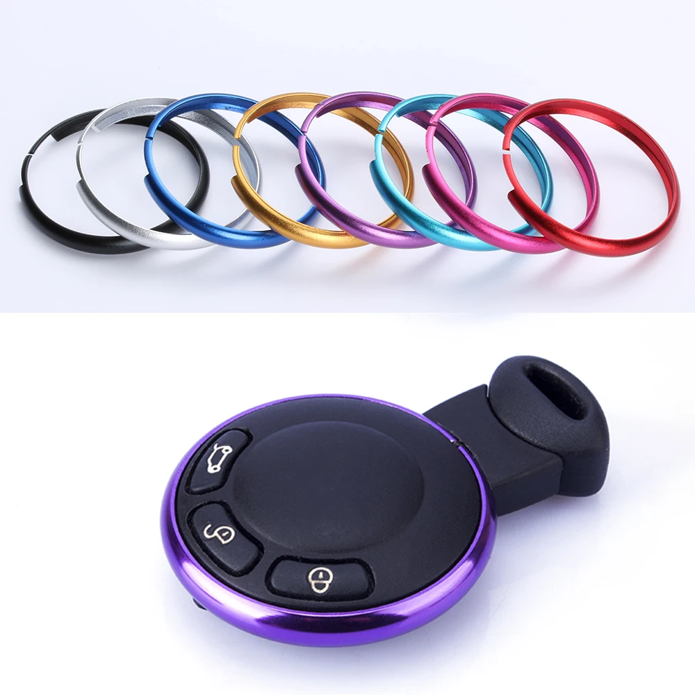 For BMW Mini Cooper Clubman Countryman Car Key Cover Protection Key Ring Trim Chain Decoration